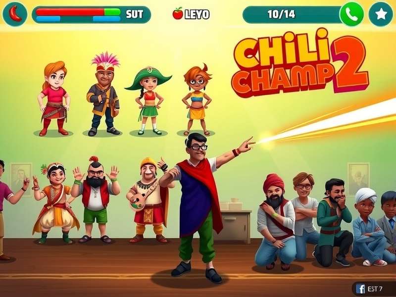 Indian Chili Champ2 tournament event with enthusiastic players